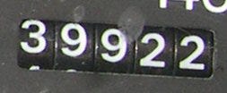 Bus stop, car mileage, route number, by Terry Freedman
