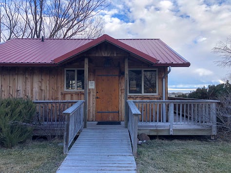 Cabin #8 exterior and interior views
