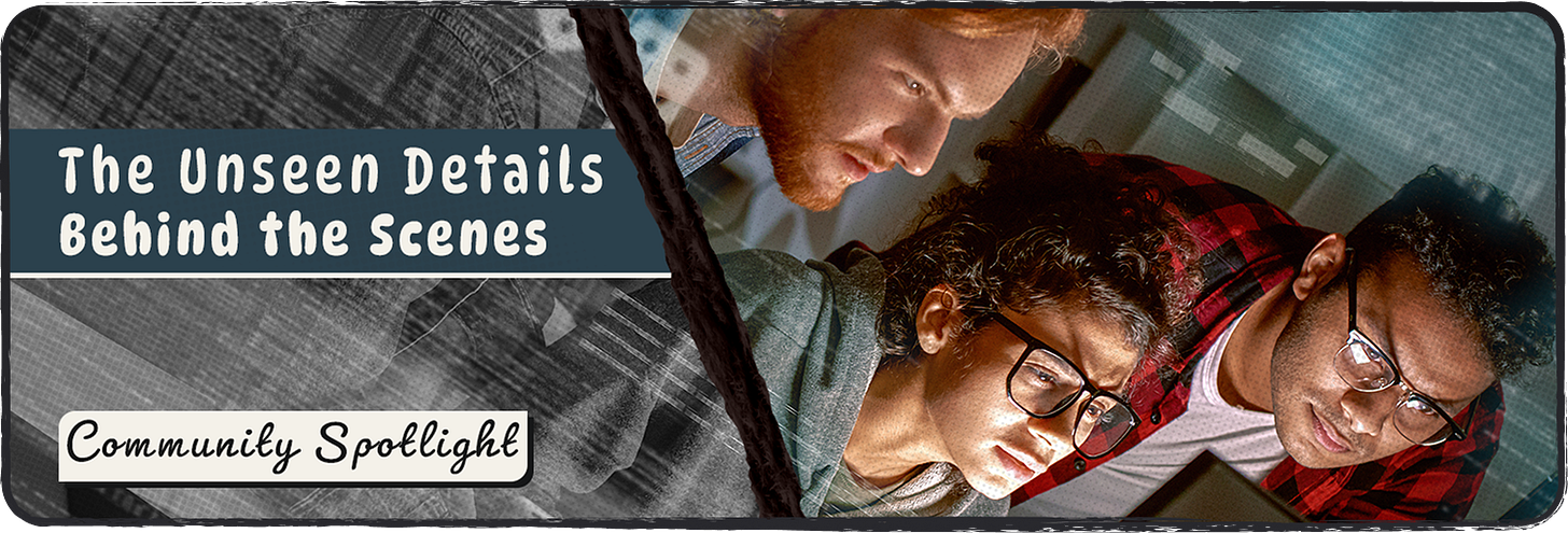 Header image for the Unseen Details Community Spotlight!