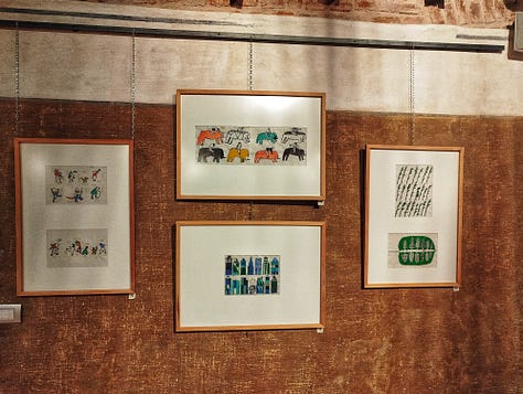 Opere di Jesús Cisneros in esposizione - Tutte le fotografie sono state realizzate da Jessica Paolillo