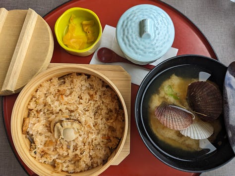 Lunch at Lake Toya