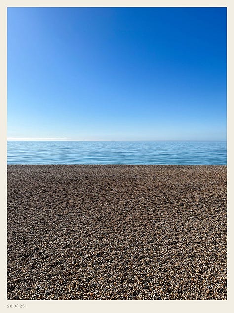 A gallery of images of the English coast across one year
