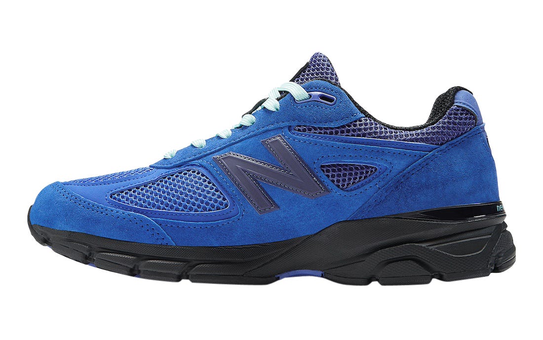 Joe Freshgoods x New Balance 990v4 1998 Keisha Blue U990JO4 -  KicksOnFire.com