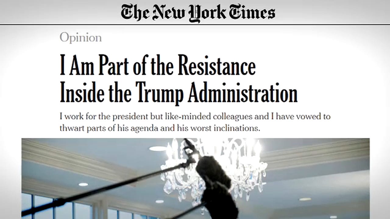 President Donald Trump denounces anonymous New York Times op-ed; officials  deny authoring - ABC7 New York