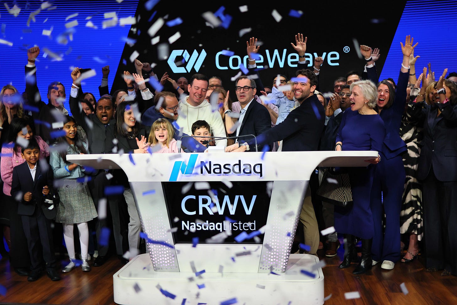 CoreWeave shares rip nearly 42% higher, rising above IPO price