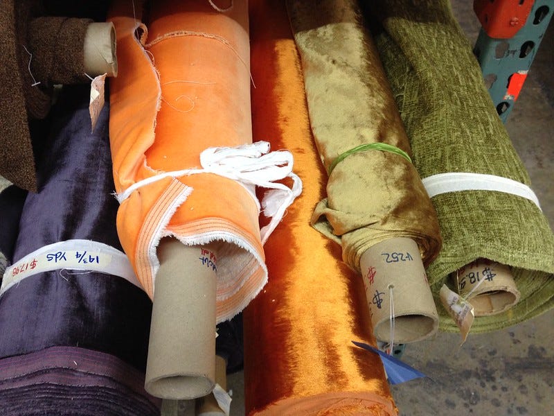 Discount Fabric store in San Francisco. Discount Fabric store in San Francisco.