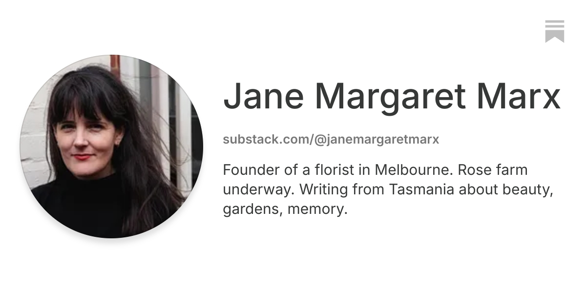Jane Margaret Marx | Substack