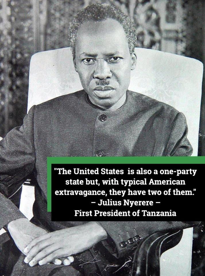 The United States is also a one-party state, but with typical ... The United States is also a one-party state, but with typical ...