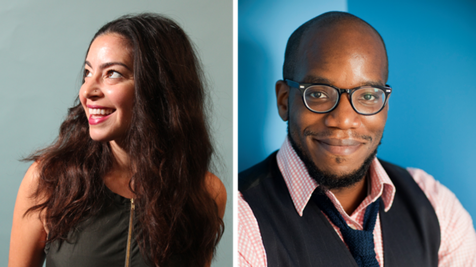 Shereen Marisol Meraji and Gene Demby, hosts of Code Switch