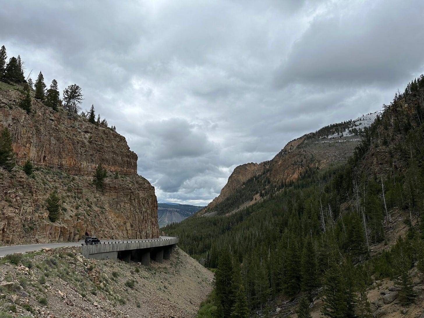 The north end of where the project will take place. (Photo by Blair Miller, Daily Montanan)