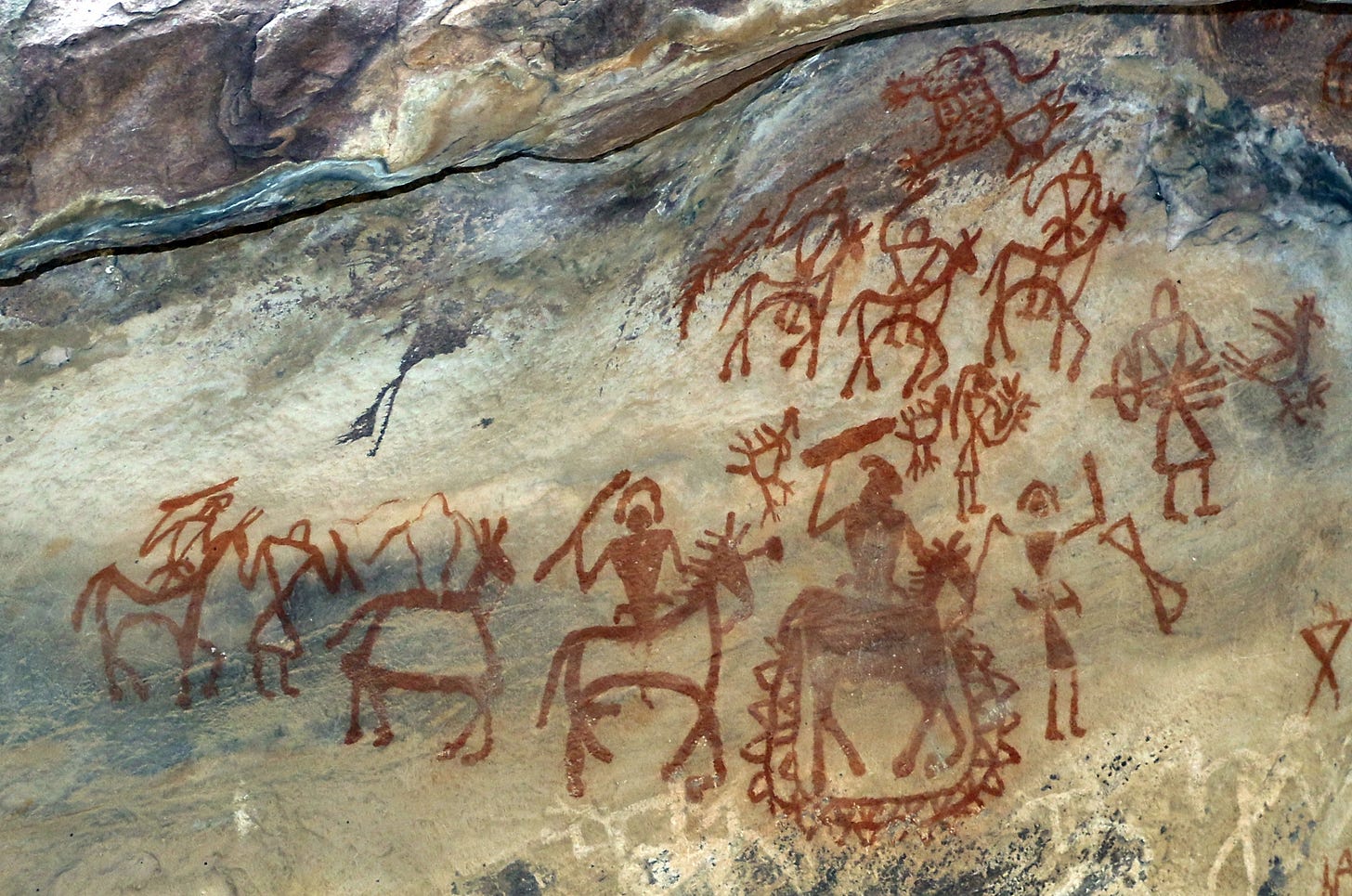 Smarthistory – Bhimbetka cave paintings
