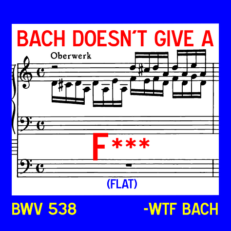 J.S. Bach, WTF Bach, Artwork