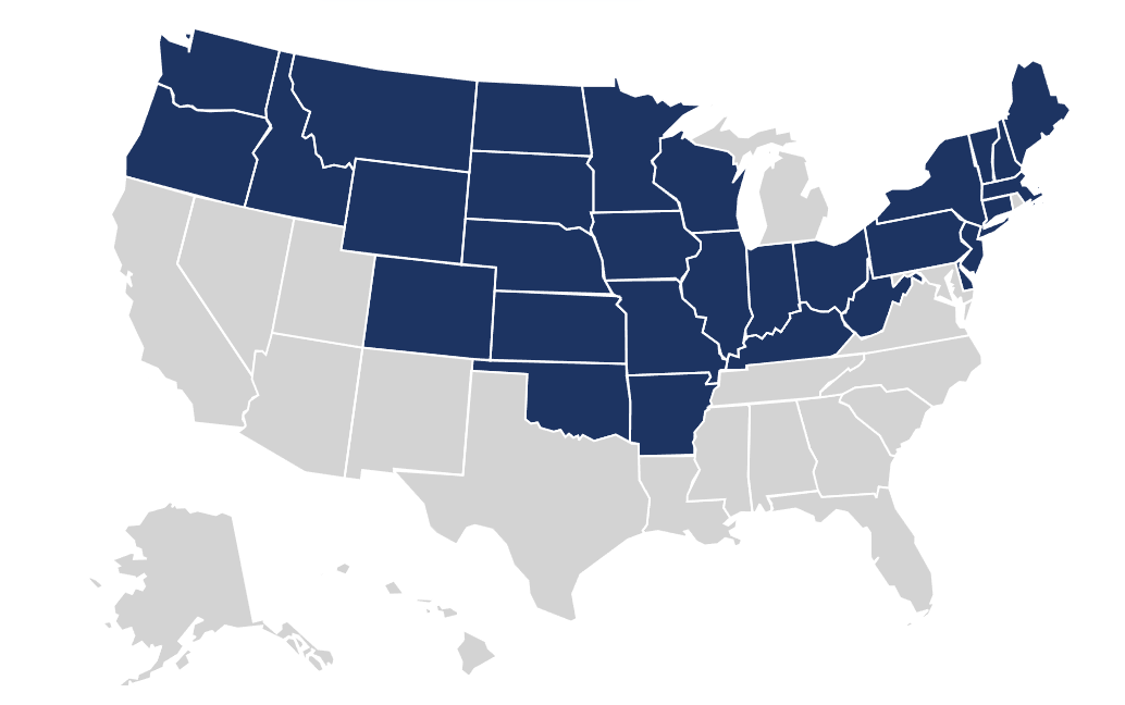   (States where Canada is the top trading partner. Source: Canadian Chamber of Commerce)  