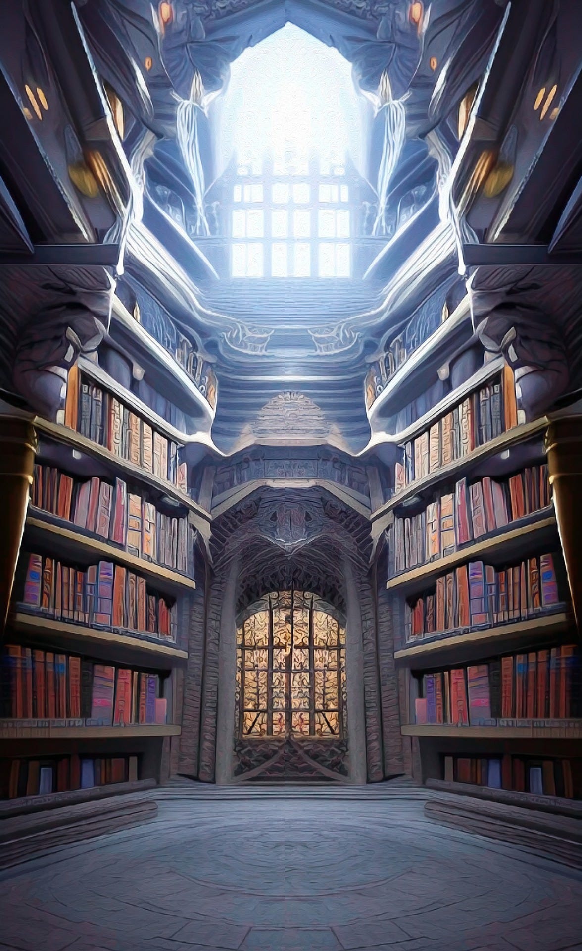 I feel like this AI-generated image should set the tone for the book club, maybe?