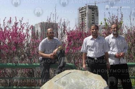 The three senior Al-Qaeda leaders in a photo from Tehran: from left to right Saif al-Adal, Abu Muhammad al-Masri, and Abu al-Khayr al-Masri (Twitter account @Sw0rdOfAnon, August 26, 2022) The Meir Amit Intelligence and Terrorism Information Center's Spotlight on Global Jihad (September 1 – 7, 2022)