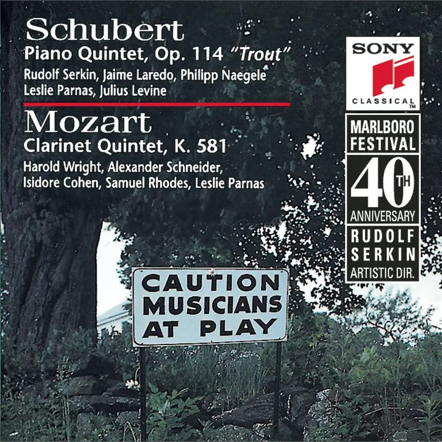 Schubert: Trout Quintet & Mozart: Clarinet Quintet - Sony: G010001223052B -  download | Presto Music