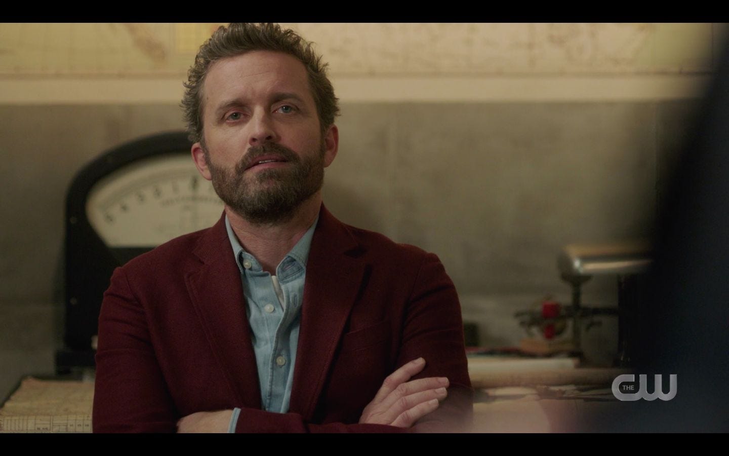 Chuck watching as dean walks away with gun to kill jack SPN 14.20 Chuck watching as dean walks away with gun to kill jack SPN 14.20