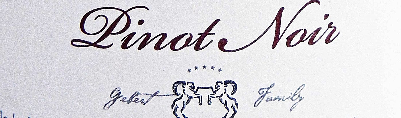 Oak Bay Pinot Noir Reserve 2007 Label Detail