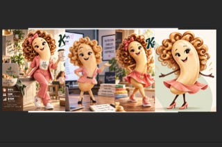Screenshot of AI-generated Kashlynn the Cashew Screenshot of AI-generated Kashlynn the Cashew