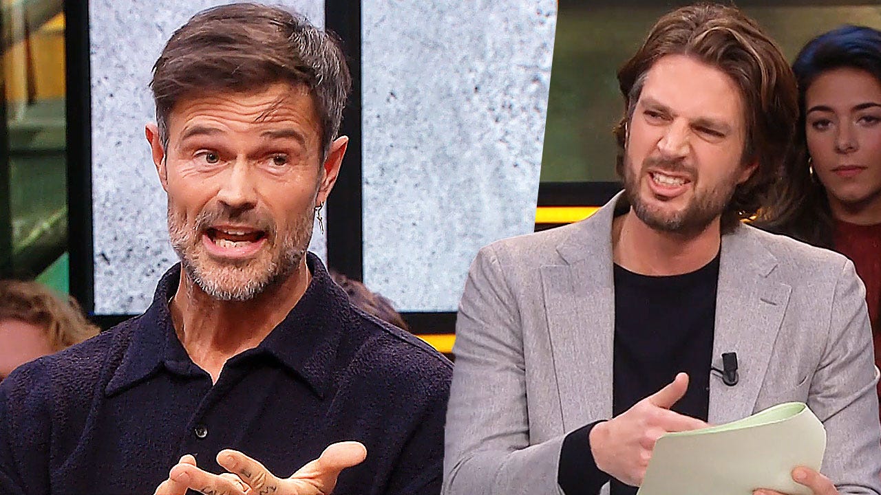 Arie Boomsma en Renze Klamer in pittige tv-ruzie: 'Heksenjacht!'