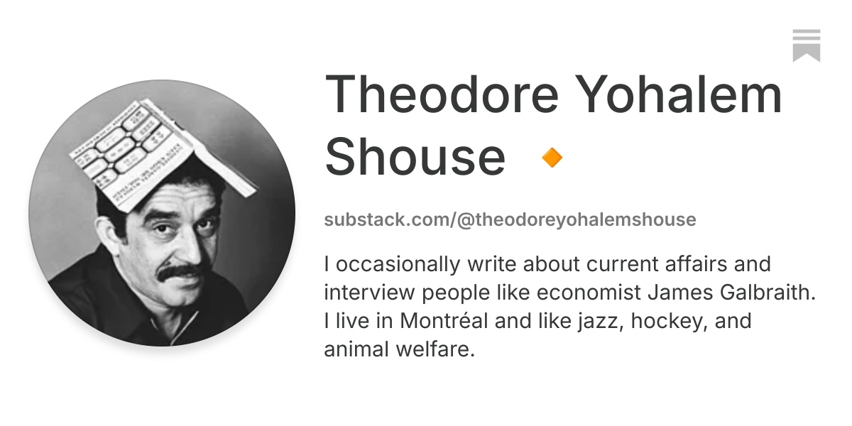 Theodore Yohalem Shouse 🔸 | Substack