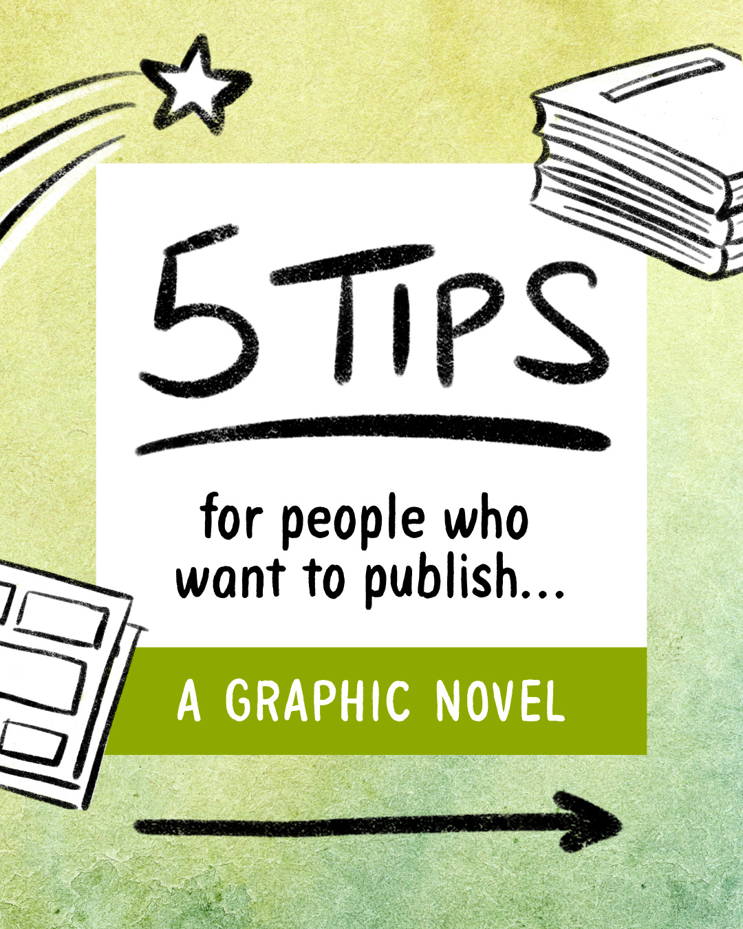 Graphic novel coach K. Woodman-Maynard’s Graphic Novel Publishing: 5 tips for people who want to publish a graphic novel.