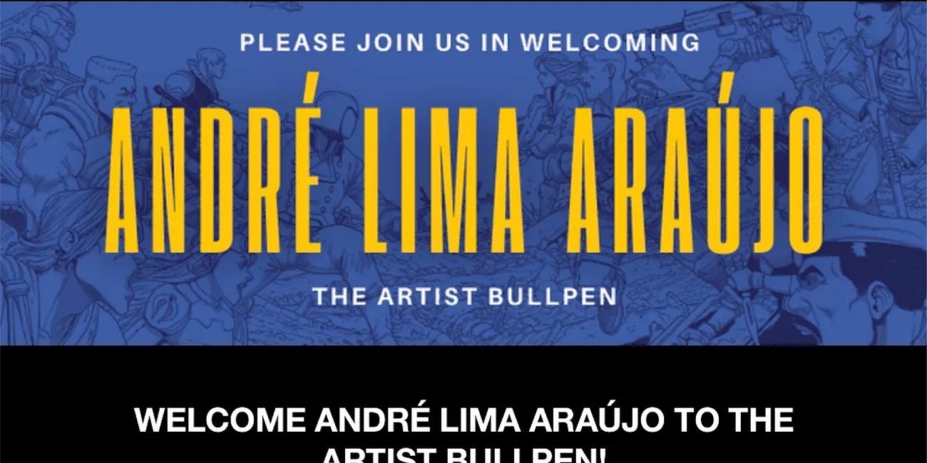 I'm joining The Artist Bullpen