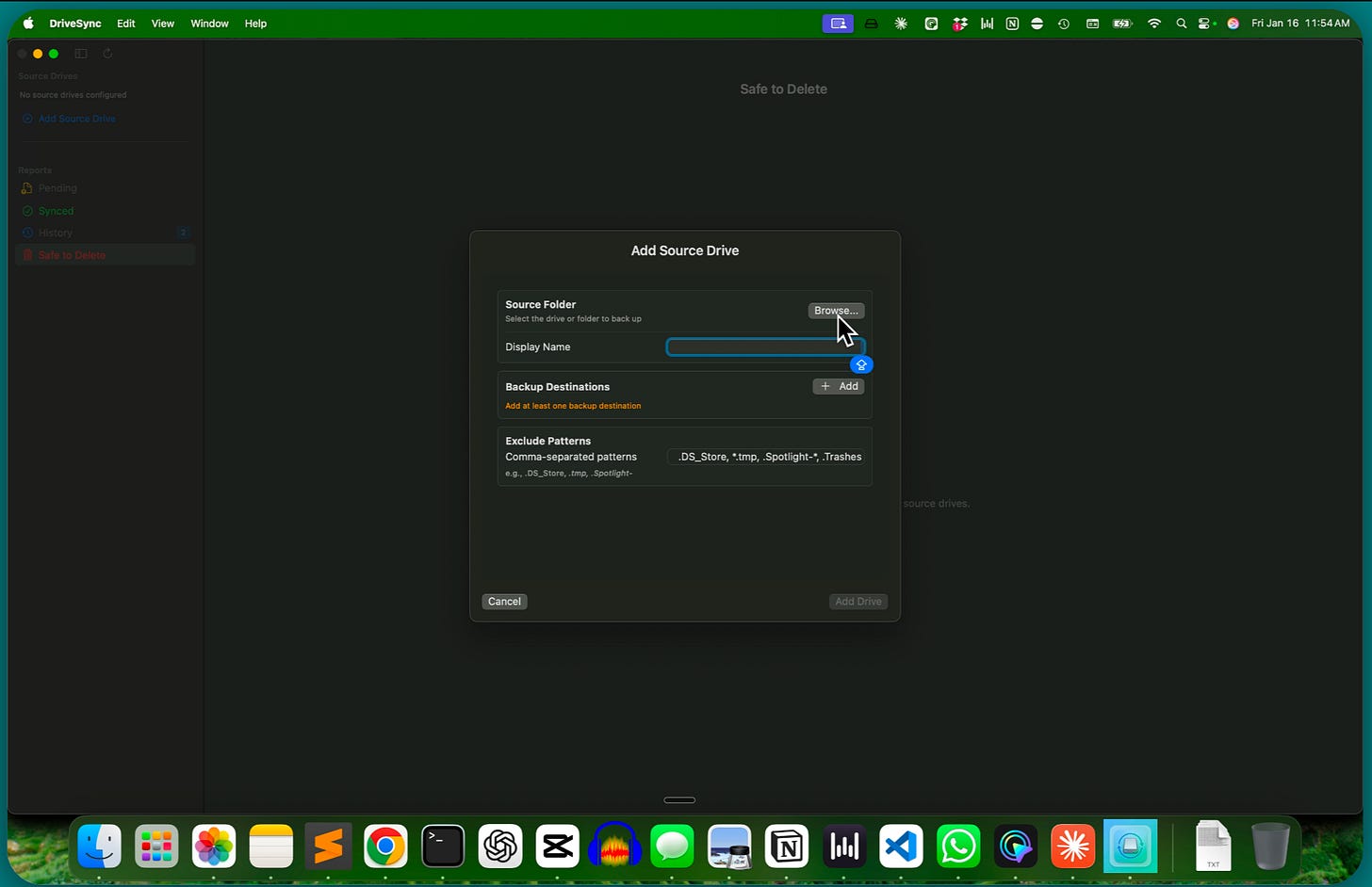 Adding support for multiple destination backup drivers