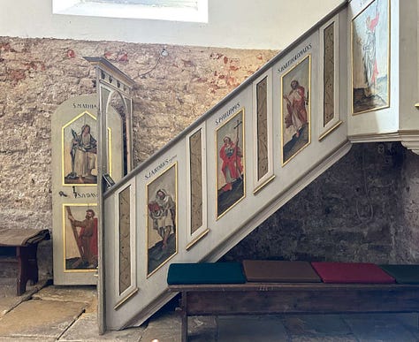 Döben church interior