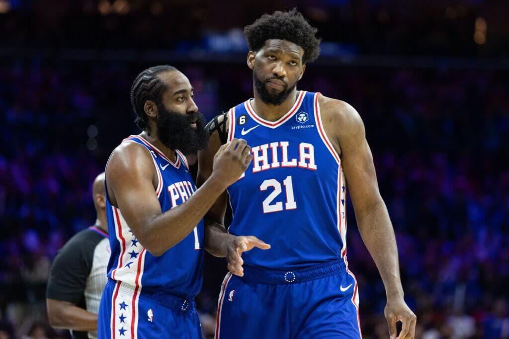 Joel Embiid, James Harden show adaptability in tight win against Magic -  The Athletic
