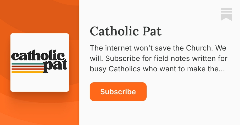 Catholic Pat | Patrick Neve | Substack