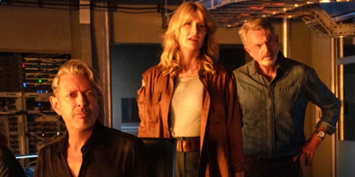 Jurassic World 3 Image Shows New Look At Neill, Dern & Goldblum