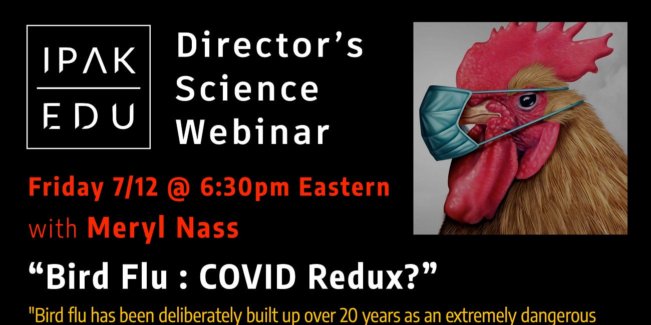 Bird Flu : COVID Redux? - Part 1