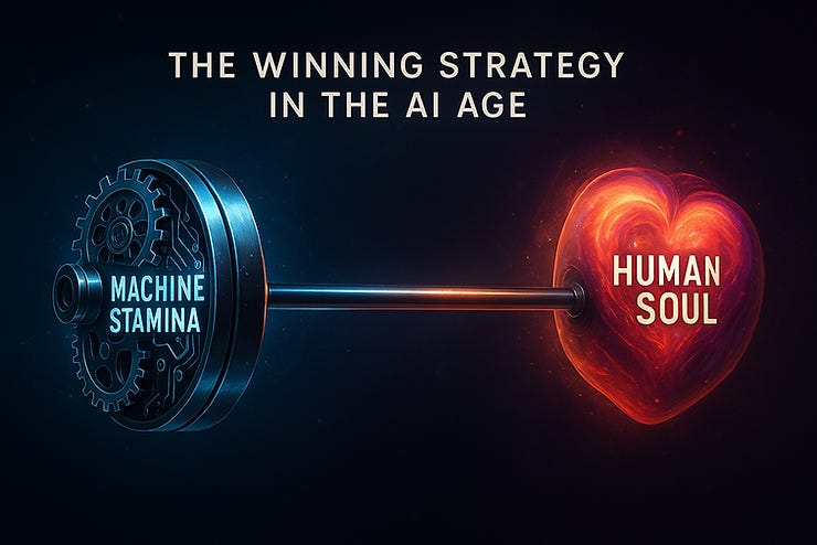 The Winning Strategy in the AI Age: Machine Stamina, Human Soul image
