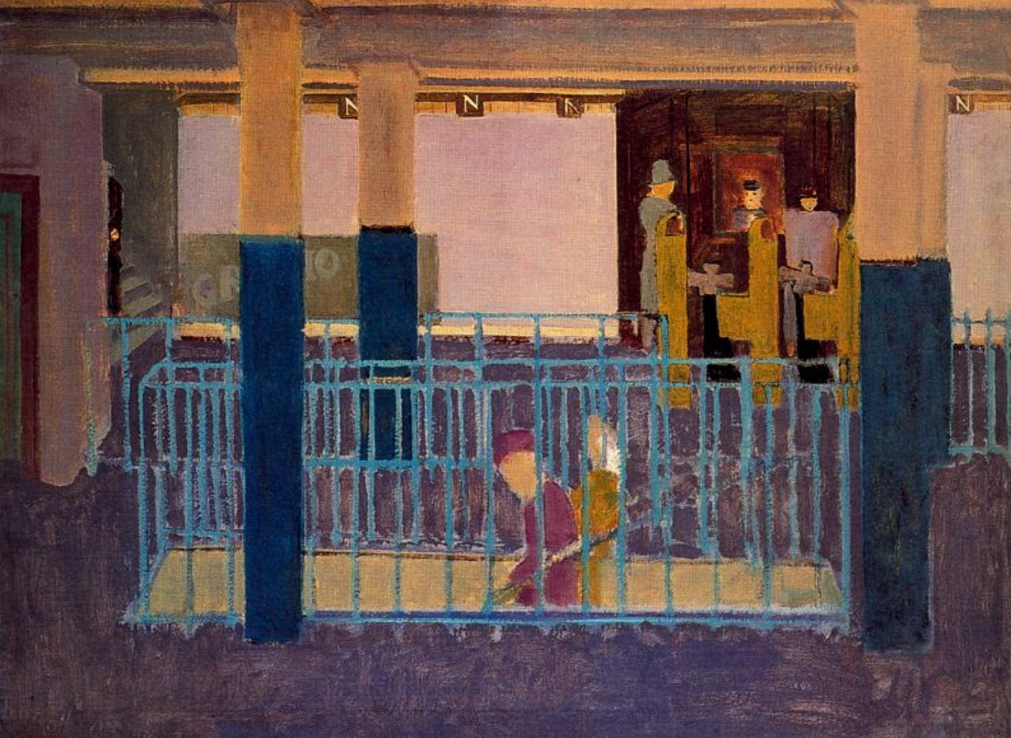 A painting - Entrance to Subway, 1938 by Mark Rothko