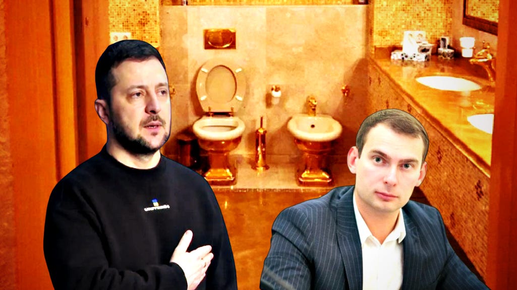 GOLDEN TOILET SECRETS: Anti-corruption Wiretaps Recorded Zelensky’s Shady Deals in His Friend and ‘Treasurer’ Mindich’s Gilded Bathroom – Paul Serran