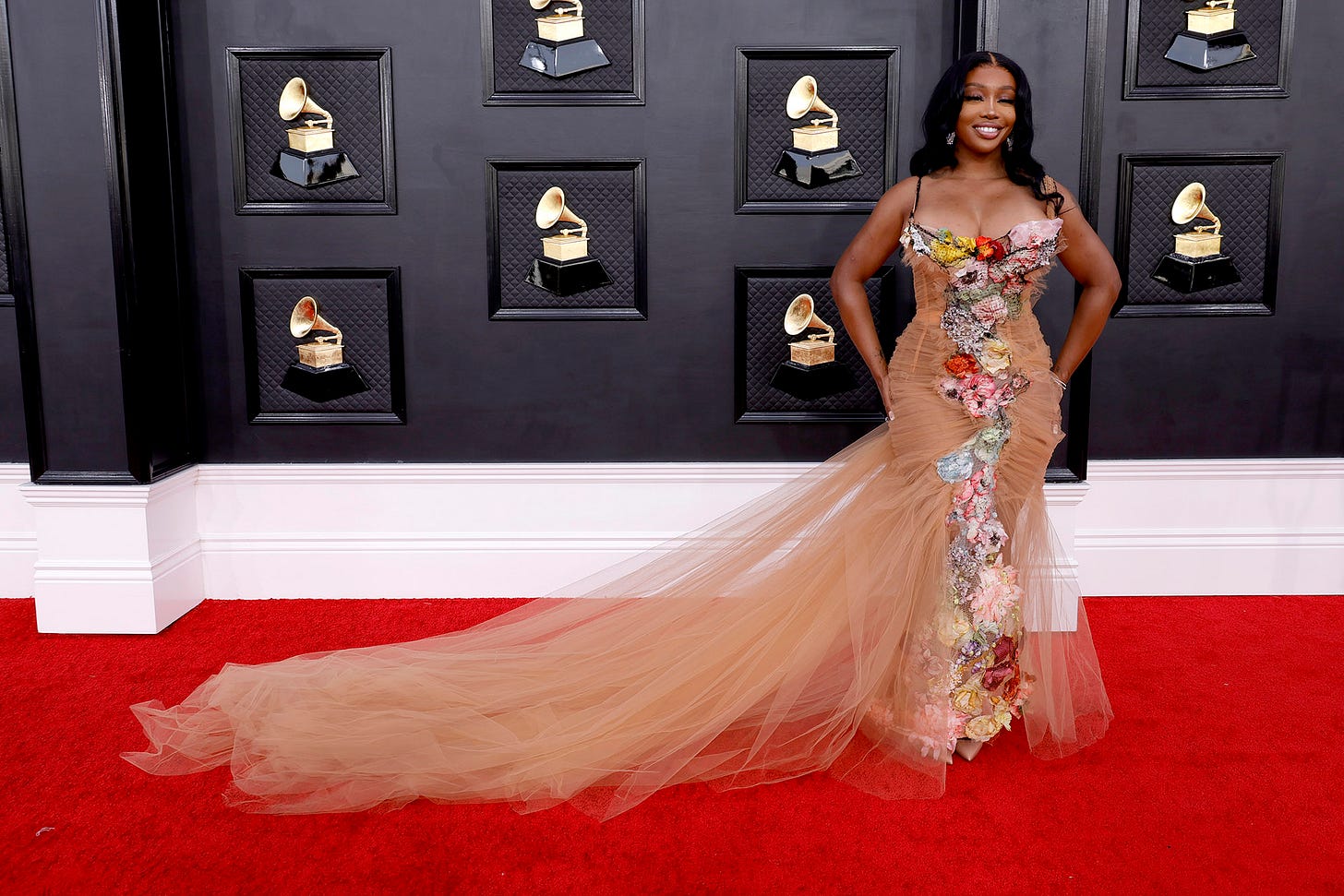 Grammys red carpet 2022: Live updates of the celebrity looks