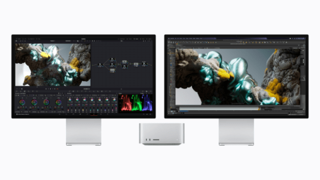 When compared to M4 Max, Mac Studio with M5 Max enables video editors to experience up to 3x faster Magic Mask performance in Blackmagic Design DaVinci Resolve Studio, and 1.4x faster scene rendering performance with Maxon Redshift. When compared to M4 Max, Mac Studio with M5 Max enables video editors to experience up to 3x faster Magic Mask performance in Blackmagic Design DaVinci Resolve Studio, and 1.4x faster scene rendering performance with Maxon Redshift.