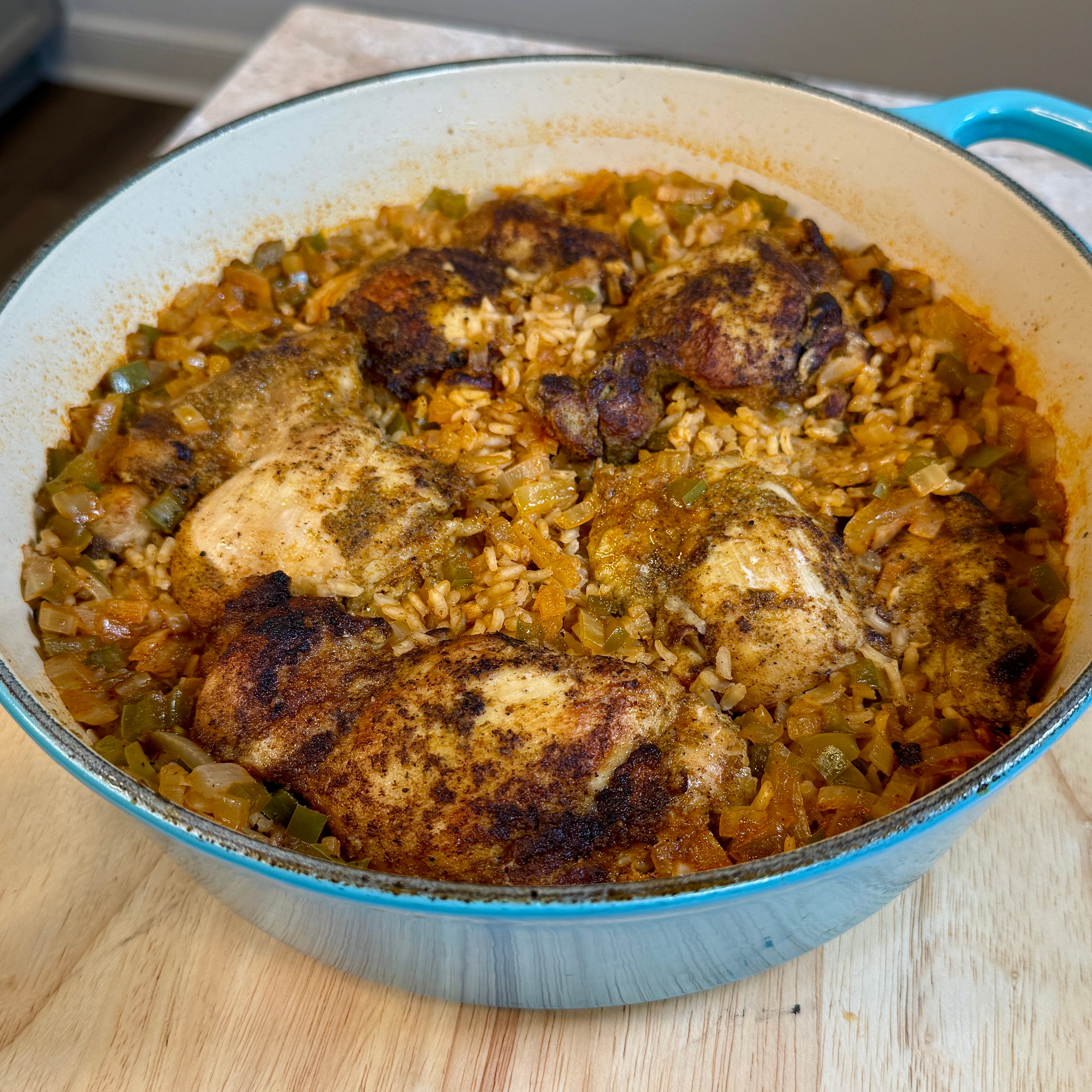 Easy Pollo Asado with Rice (One-Pot Recipe)