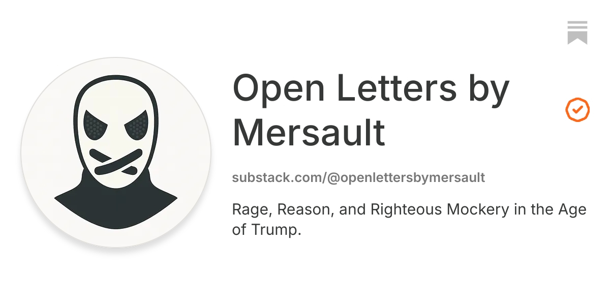Open Letters by Mersault | Substack