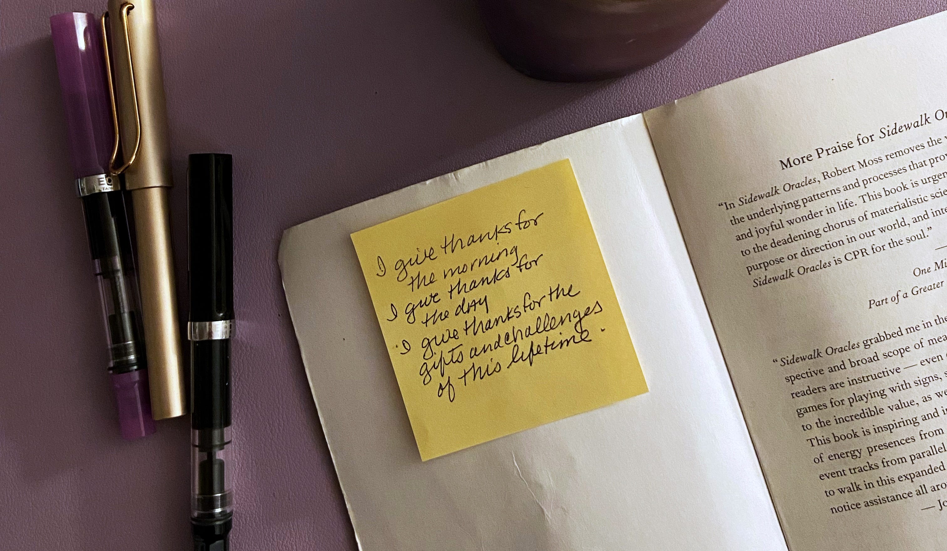 A sticky note found in a library book A sticky note found in a library book