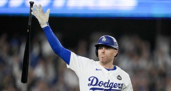 Freddie Freeman's World Series grand slam sparks a joyous family moment in a difficult year | AP News Freddie Freeman's World Series grand slam sparks a joyous family moment in a difficult year | AP News