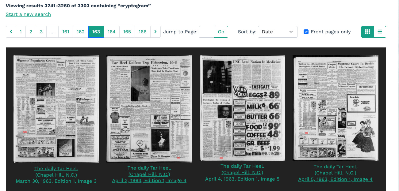 North Carolina Newspaper Archives - by Dr. R Squared