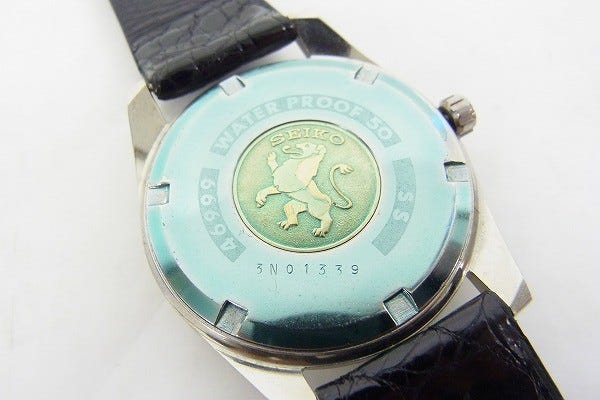 T071-J22-690 SEIKO セイコー LINER ライナー クロノメーター 25石 46999 メダリオン メンズ 手巻き 腕時計 ケース付き 現状品⑧