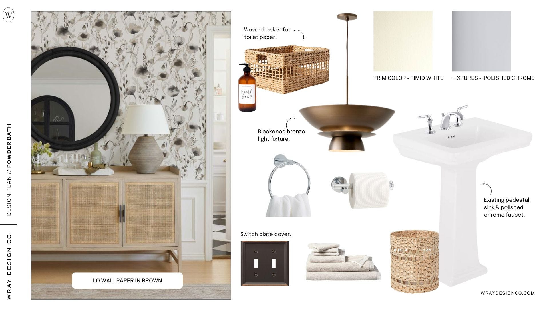 A No-Demo Powder Bath Makeover - by Alyssa Wray