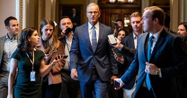 Senate G.O.P. Gambles Its Legacy and Political Fate on Bill - The New York  Times