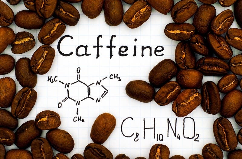 caffeine molecule caffeine molecule