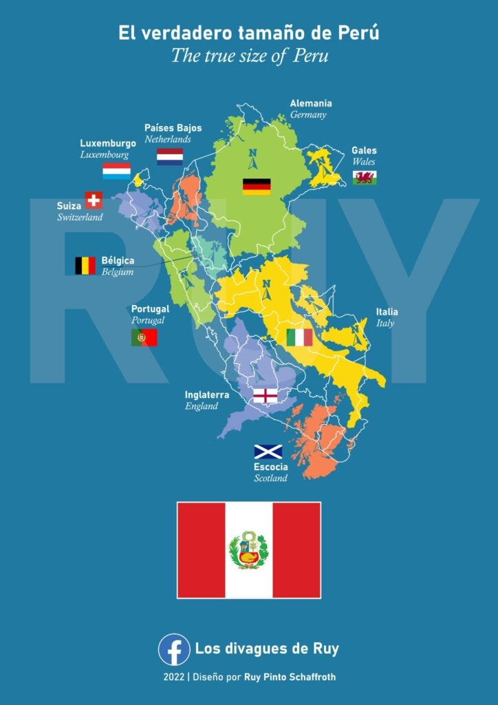 El verdadero tamaño de Perú (2022) El verdadero tamaño de Perú (2022)