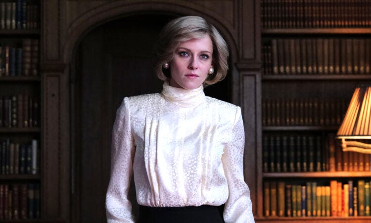 Kristen Stewart received her first Oscar nomination for her portrayal of Diana, Princess of Wales in Spencer.