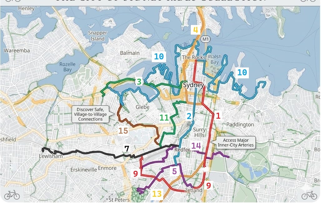 The City of Sydney Cycling Guide: 12 Signature Rides
